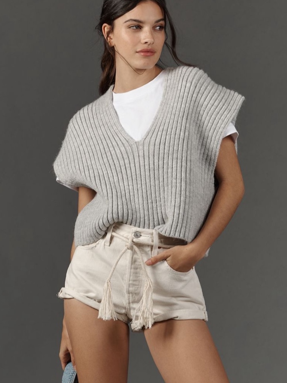 Pilcro ribbed sweater XXS